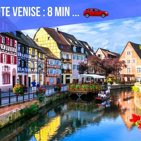 Le Red St Léon : Lit Queen Size * WIFI * Idéal Couple Colmar Exterior foto